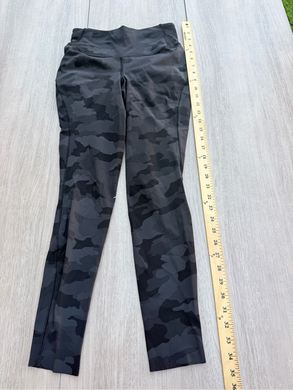 lululemon athletica Kids Dark Gray Black Camo Leggings